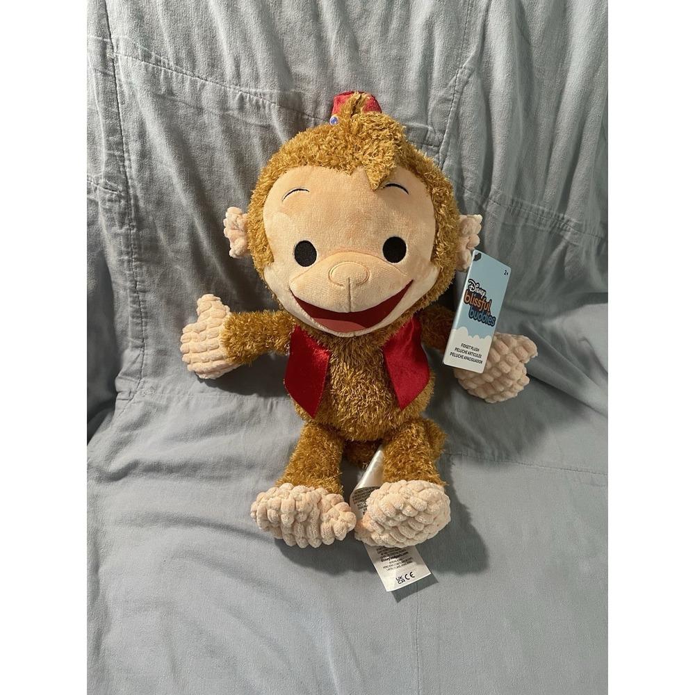 NEW Disney Parks Blissful Buddies Fidget Plush Stuffed Animal - Aladdin Abu